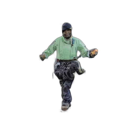 jacket, staff, weapon, umbrella transparent PNG cut-out