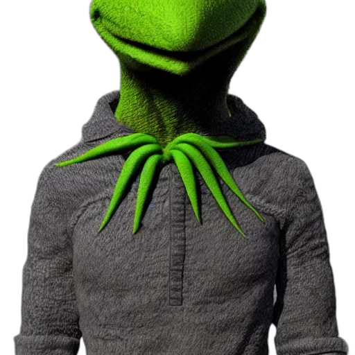 jacket, staff, creature, hat transparent PNG cut-out