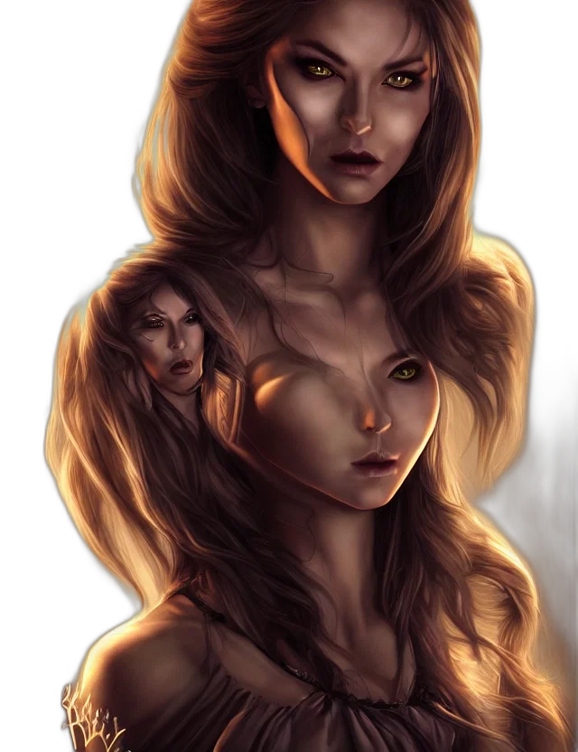 face, hair, fantasy art, comic book art transparent PNG cut-out