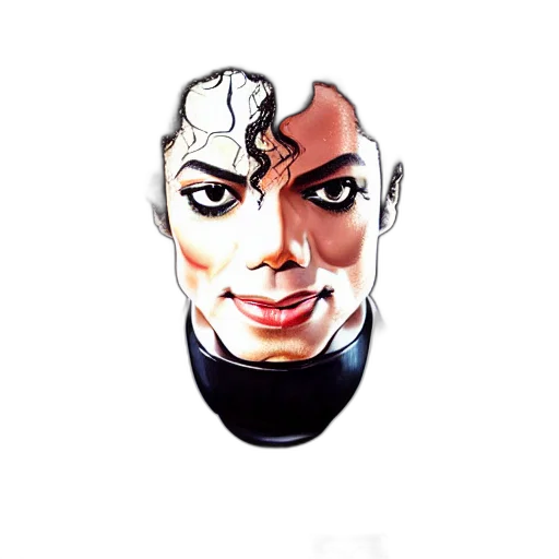 face, mask, crown, jacket transparent PNG cut-out