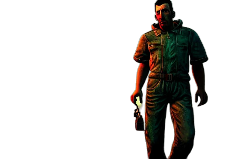 jacket, staff, weapon, concept art transparent PNG cut-out