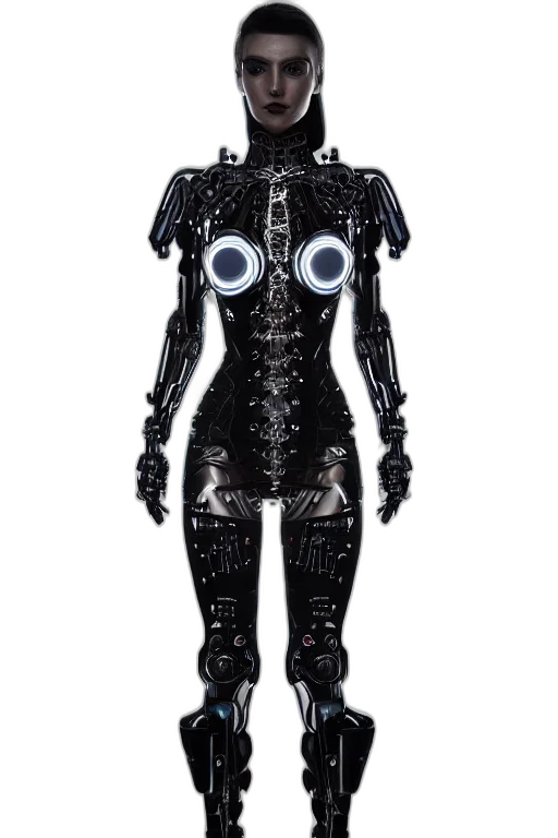 robot, dress, mask, creature transparent PNG cut-out