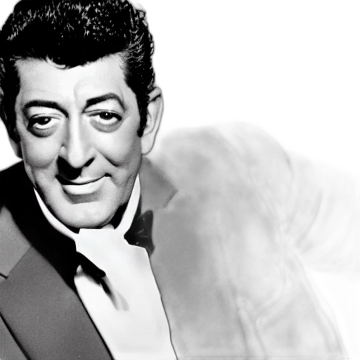 photorealistic, cartoon, dean, martin transparent PNG cut-out