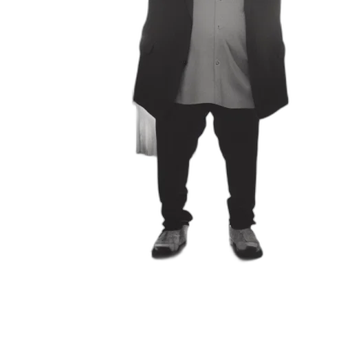 jacket, staff, dress, robot transparent PNG cut-out