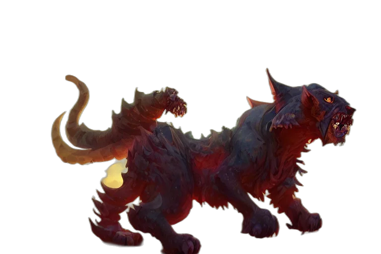dragon, creature, animal, staff transparent PNG cut-out