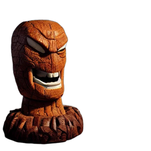 mask, face, 3d render, photorealistic transparent PNG cut-out