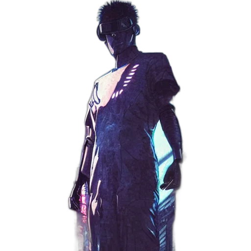 dress, jacket, robot, creature transparent PNG cut-out
