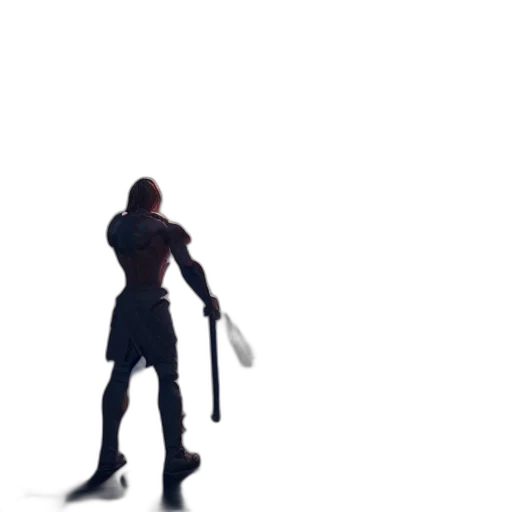 sword, weapon, staff, robot transparent PNG cut-out
