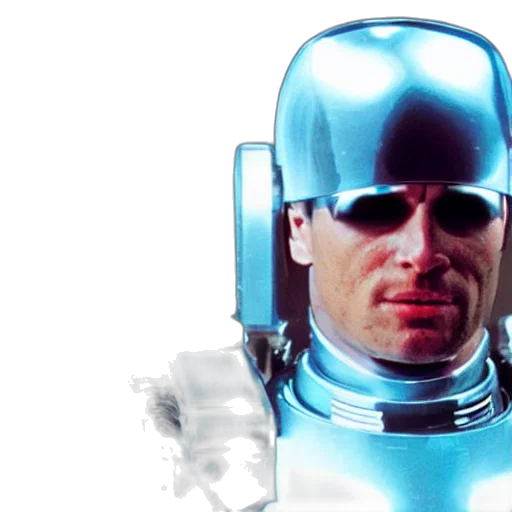 robot, cyberpunk, 3d render, vaporwave transparent PNG cut-out