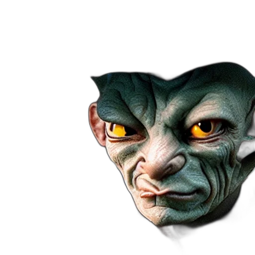 mask, face, creature, staff transparent PNG cut-out