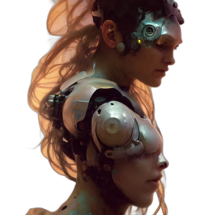 robot, mask, face, jewelry transparent PNG cut-out
