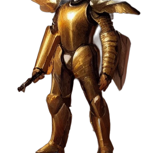 robot, weapon, staff, dragon transparent PNG cut-out