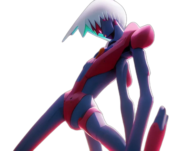 robot, creature, weapon, staff transparent PNG cut-out