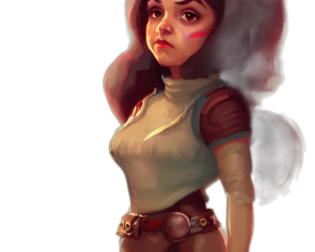 face, staff, fantasy art, concept art transparent PNG cut-out