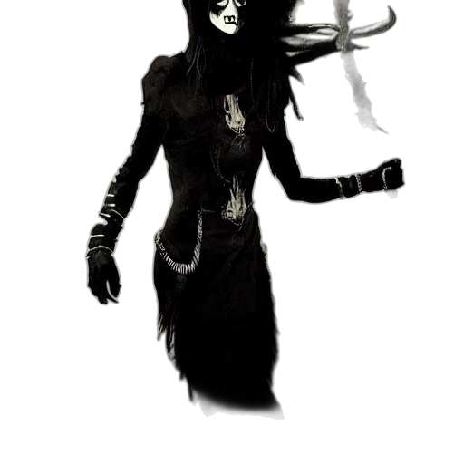 staff, mask, dress, jewelry transparent PNG cut-out