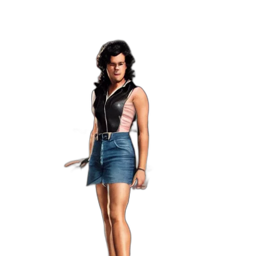 dress, jacket, 3d render, concept art transparent PNG cut-out