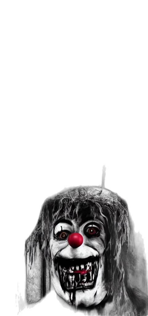 hair, mask, face, creature transparent PNG cut-out
