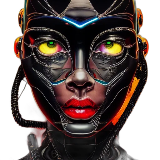robot, mask, face, jewelry transparent PNG cut-out