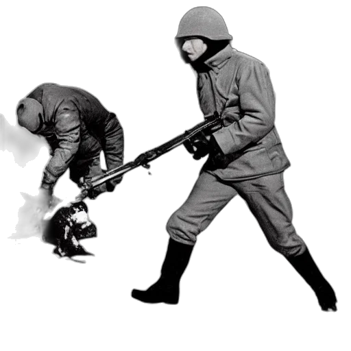 weapon, staff, jacket, sword transparent PNG cut-out