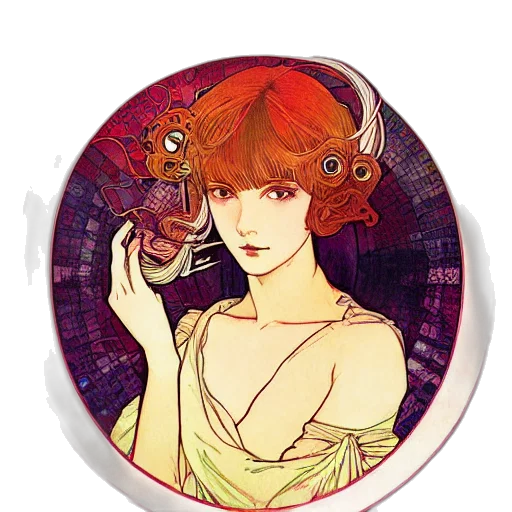 fantasy art, pixel art, vaporwave, anime transparent PNG cut-out