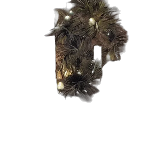 hair, crown, staff, mask transparent PNG cut-out