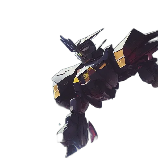 robot, weapon, concept art, 3d render transparent PNG cut-out