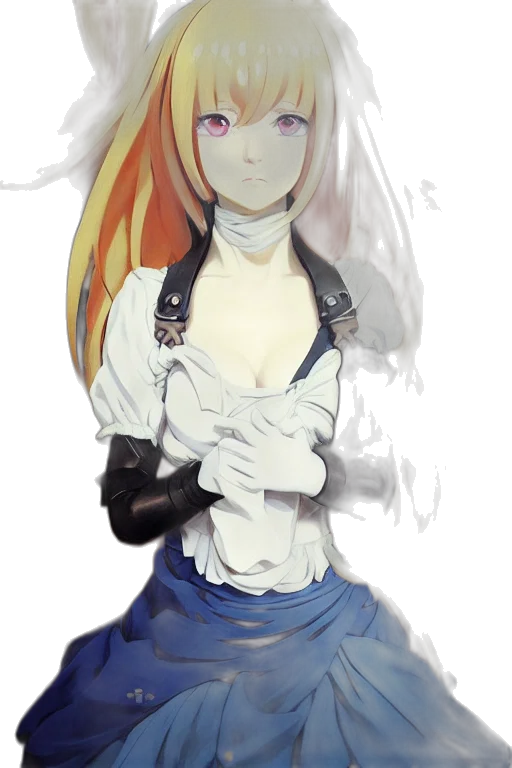 dress, robot, staff, mask transparent PNG cut-out