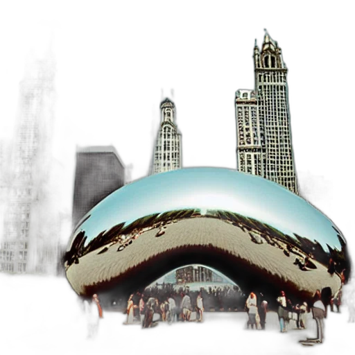 concept art, photorealistic, 3d render, city street transparent PNG cut-out
