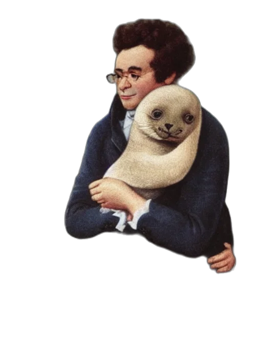 animal, creature, staff, face transparent PNG cut-out