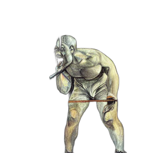 staff, mask, weapon, creature transparent PNG cut-out