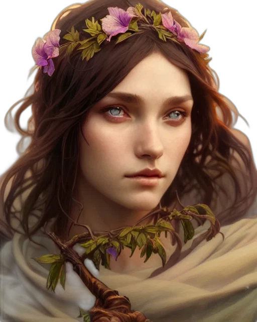 crown, face, flower, jewelry transparent PNG cut-out