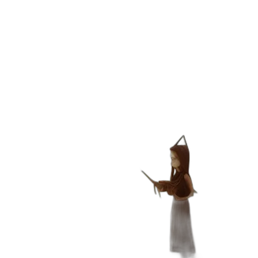 staff, animal, dress, creature transparent PNG cut-out
