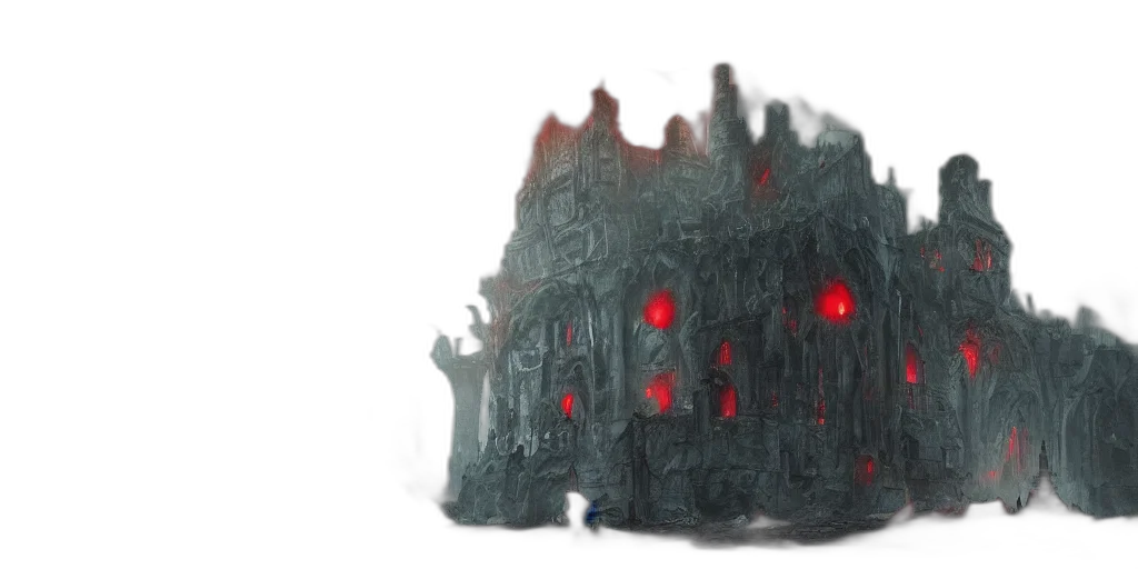 building, crown, mask, weapon transparent PNG cut-out