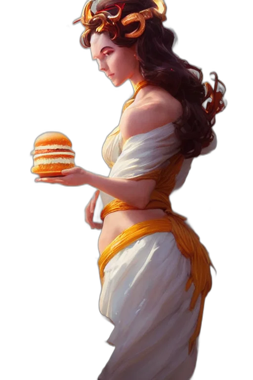 dress, food, crown, concept art transparent PNG cut-out