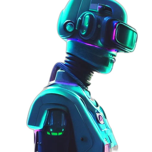 robot, mask, face, weapon transparent PNG cut-out