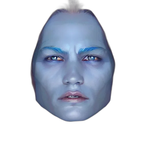 face, mask, robot, creature transparent PNG cut-out