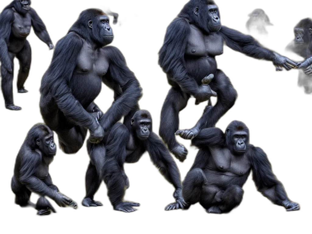 animal, concept art, 3d render, photorealistic transparent PNG cut-out