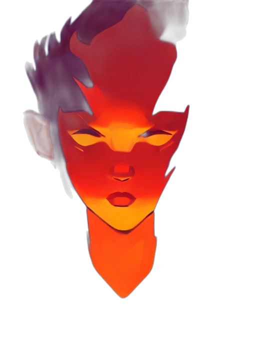 mask, face, crown, creature transparent PNG cut-out