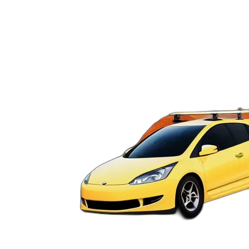 car, 3d render, concept art, photorealistic transparent PNG cut-out