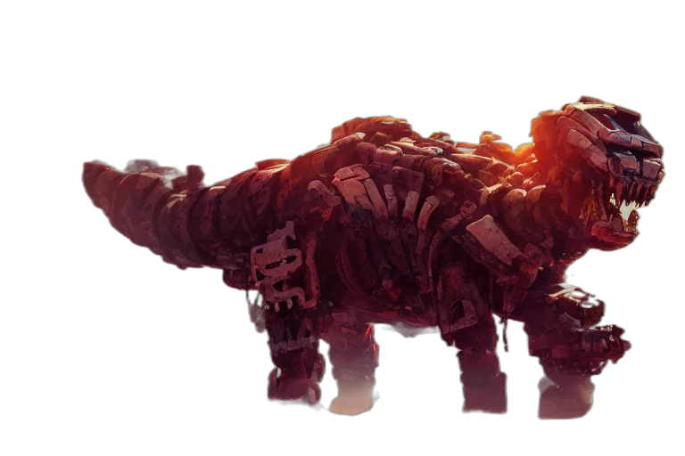 animal, creature, dragon, robot transparent PNG cut-out