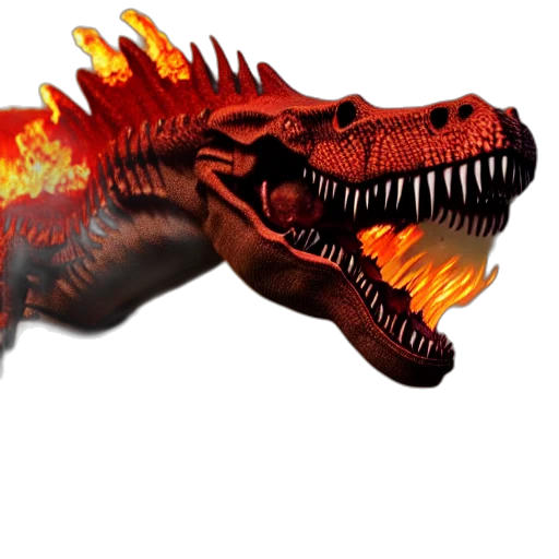 dragon, animal, creature, weapon transparent PNG cut-out