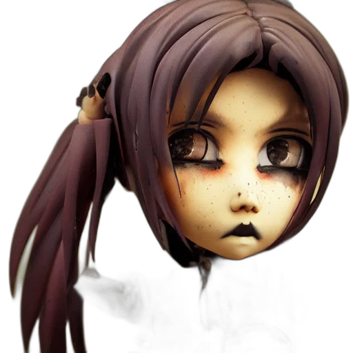 face, staff, mask, creature transparent PNG cut-out