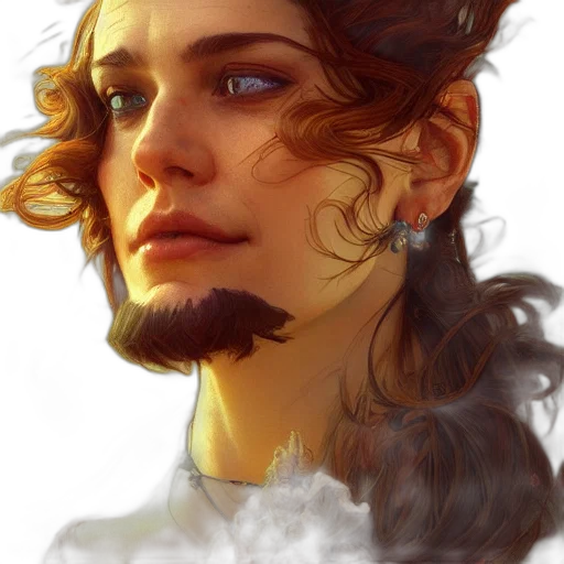 face, crown, dragon, hair transparent PNG cut-out