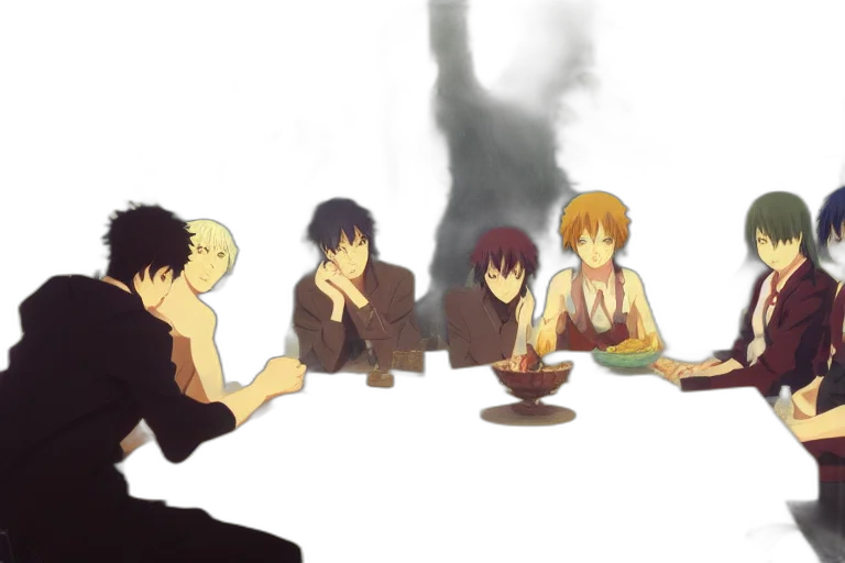 food, concept art, anime, fire transparent PNG cut-out