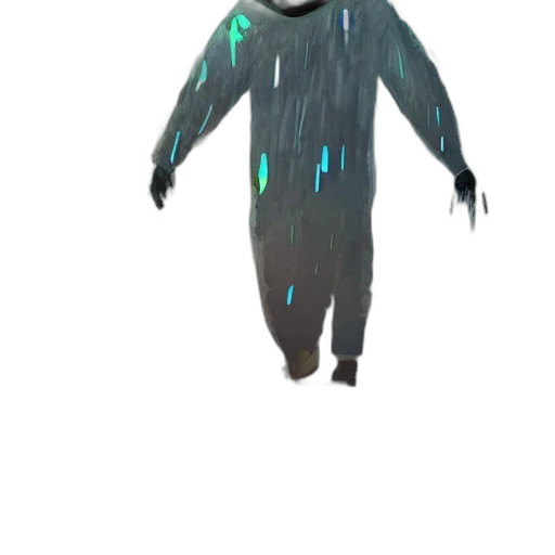 creature, robot, jacket, dress transparent PNG cut-out