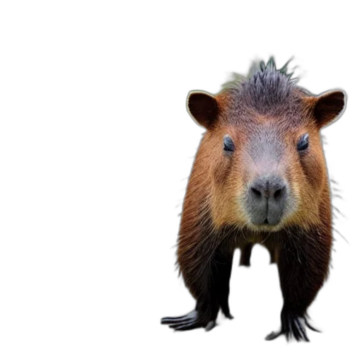 animal, creature, hat, hair transparent PNG cut-out