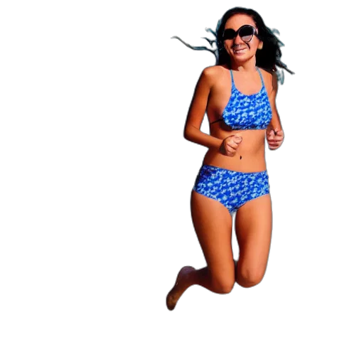 3d render, underwater, girls, bikinis transparent PNG cut-out