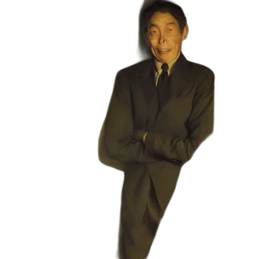 staff, jacket, umbrella, face transparent PNG cut-out