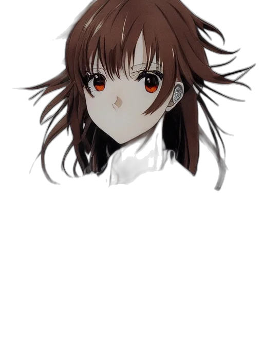 hair, face, creature, crown transparent PNG cut-out