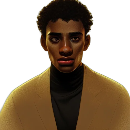 jacket, face, staff, mask transparent PNG cut-out